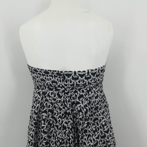 J.Crew Scroll Fit and Flare Strapless Dress Size 2 - Picture 9 of 14